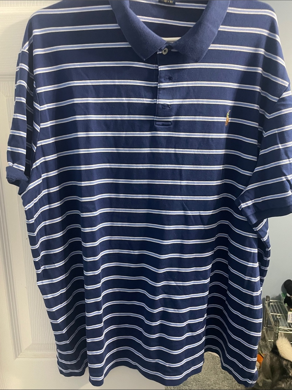 Polo by Ralph Lauren Navy White Striped Polo